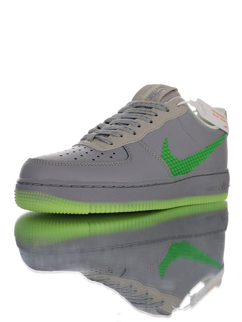 nike air force 1 - Gris Verde