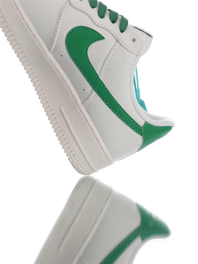 nike air force 1 - Blanco Verde Fluor