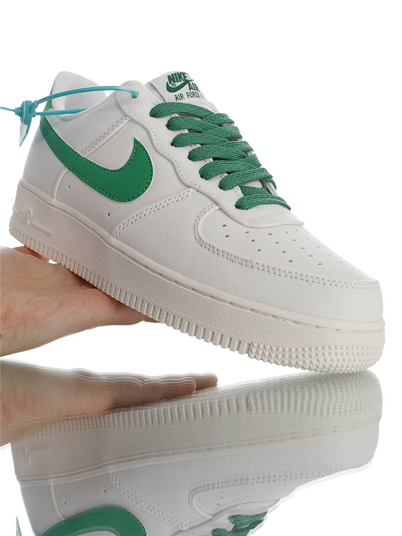 nike air force 1 - Blanco Verde Fluor
