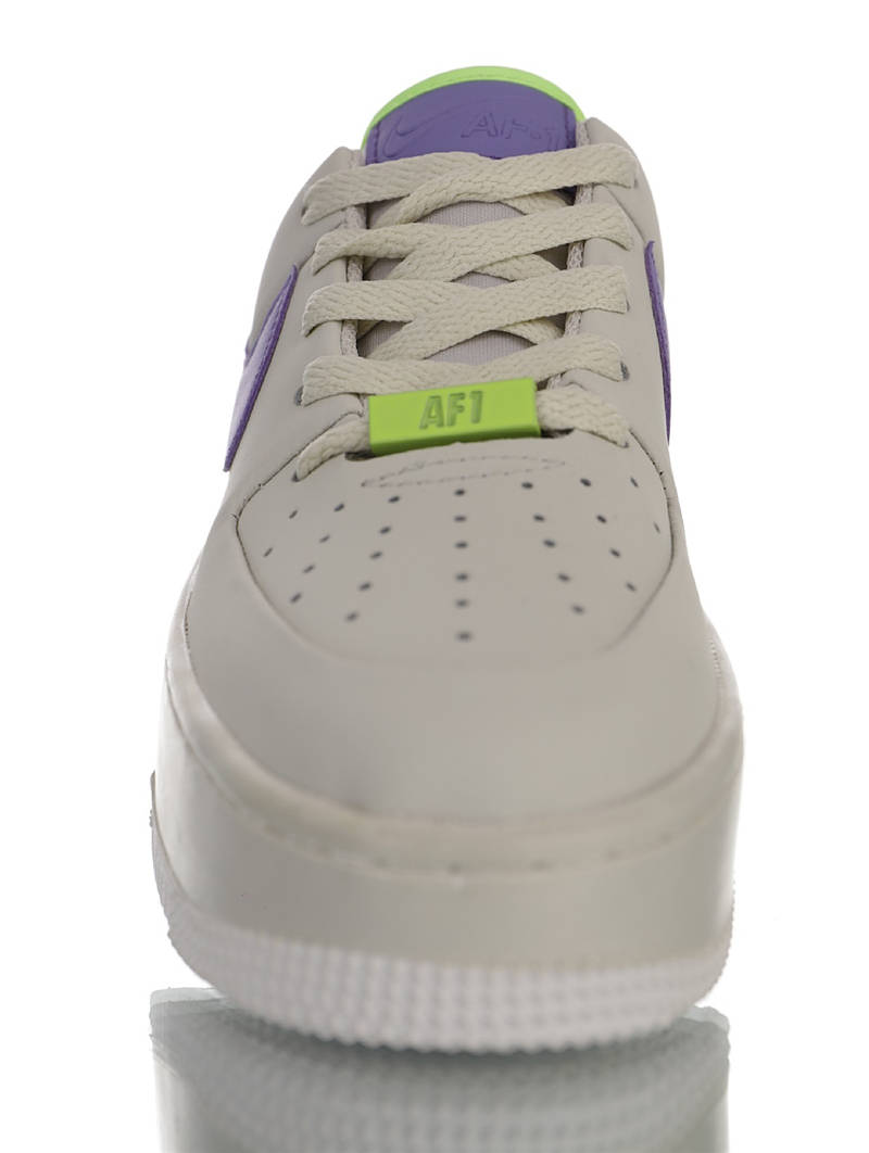 nike air force 1 - Verde Morado Blanco