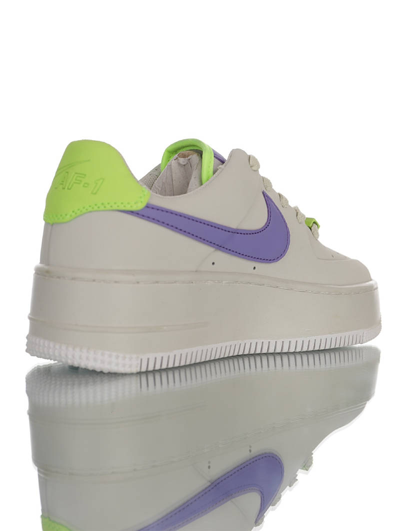 nike air force 1 - Verde Morado Blanco