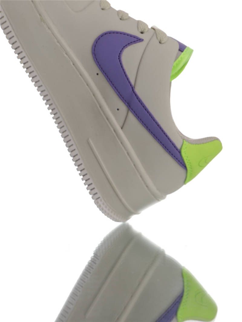 nike air force 1 - Verde Morado Blanco
