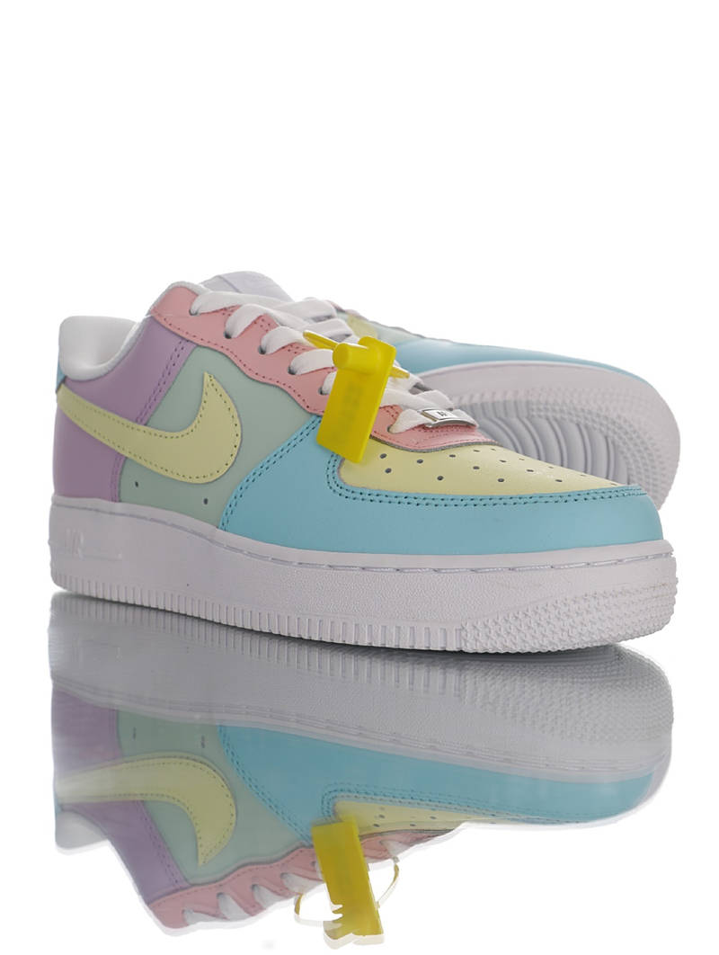 nike air force 1 - Verde Rosado Celeste Morado Menta