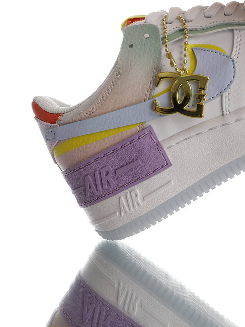 nike air force 1 - Celeste Morado Rosado Blanco Amarillo Naranjo Menta