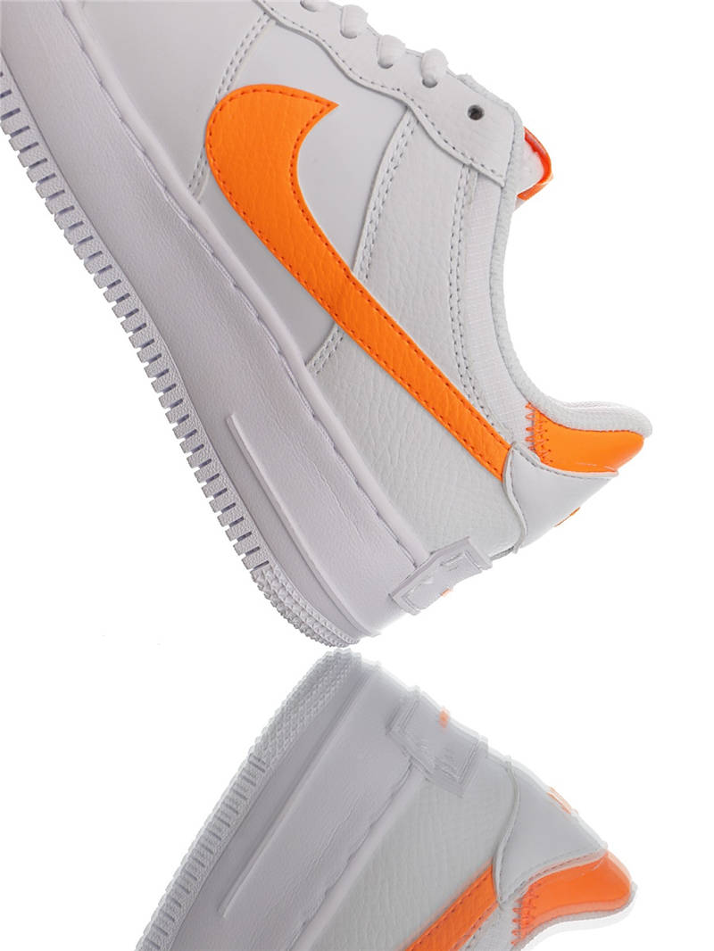 nike air force 1 - Blanco Naranjo