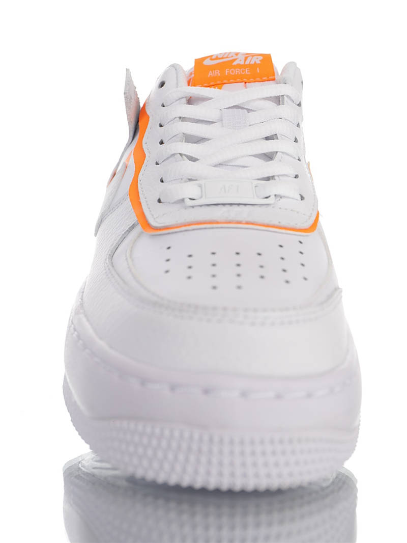 nike air force 1 - Blanco Naranjo