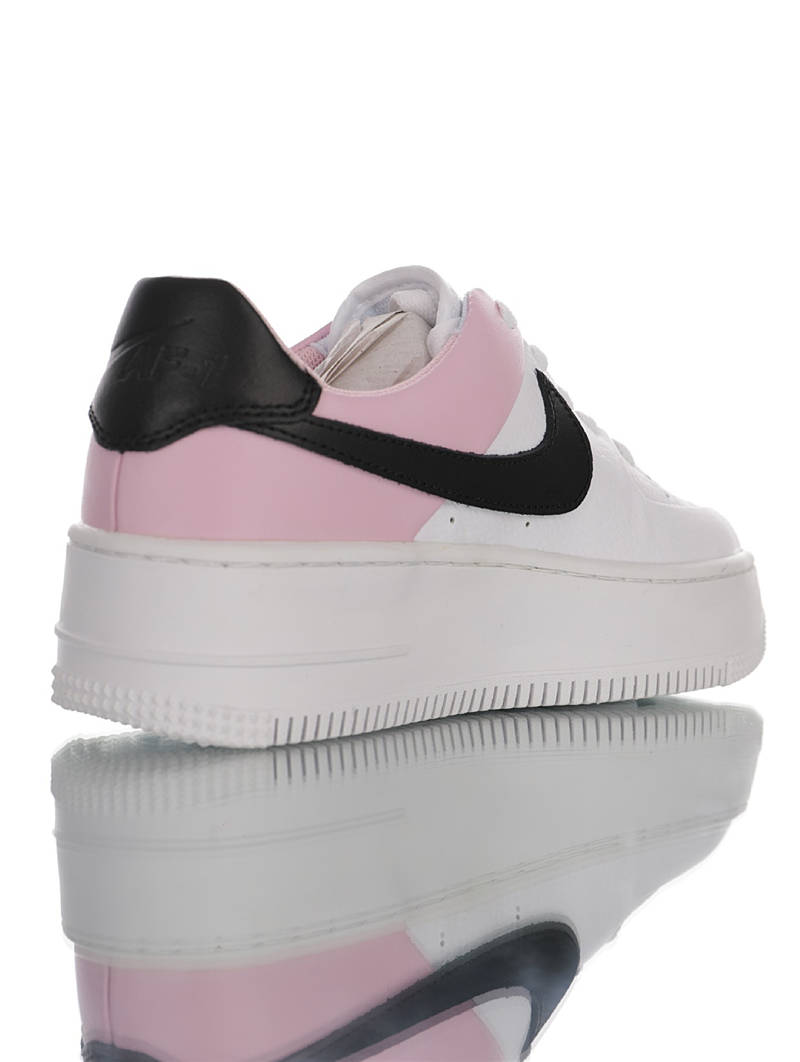 nike air force 1 - Blanco Negro Rosado
