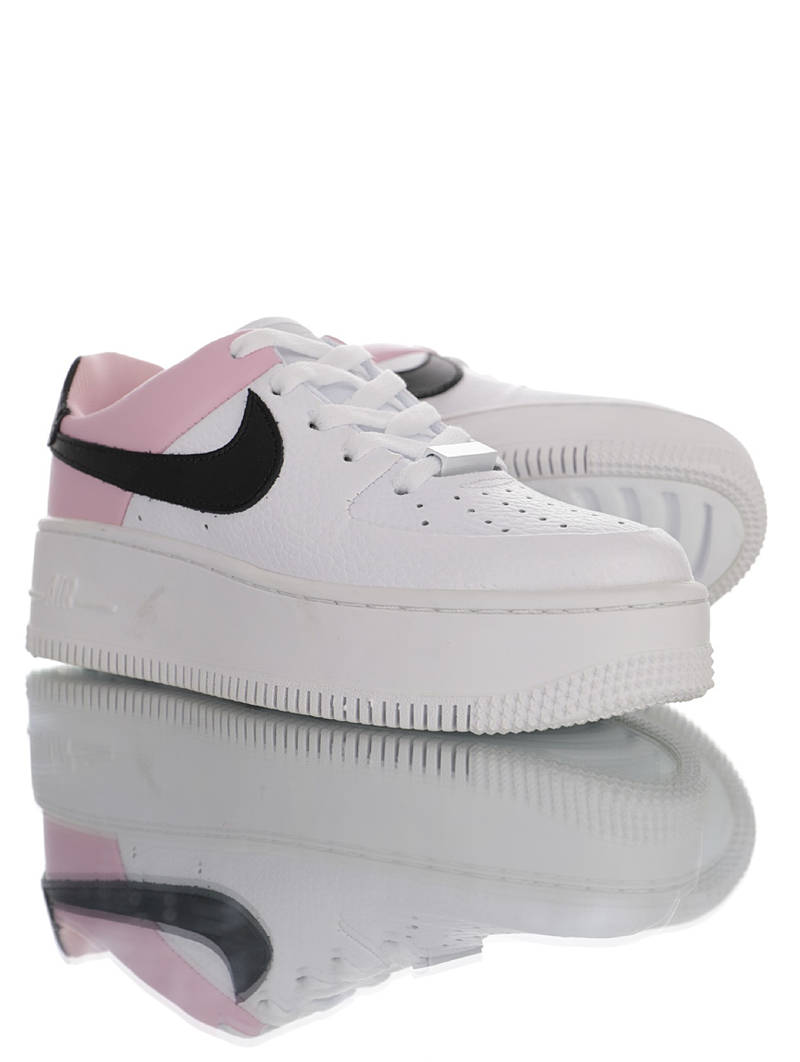 nike air force 1 - Blanco Negro Rosado