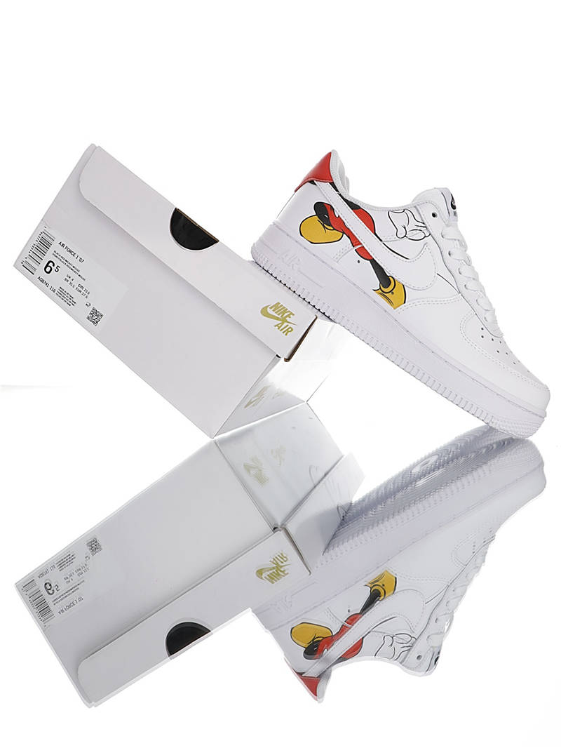 nike air force 1 - Blanco Rojo Amarillo Negro