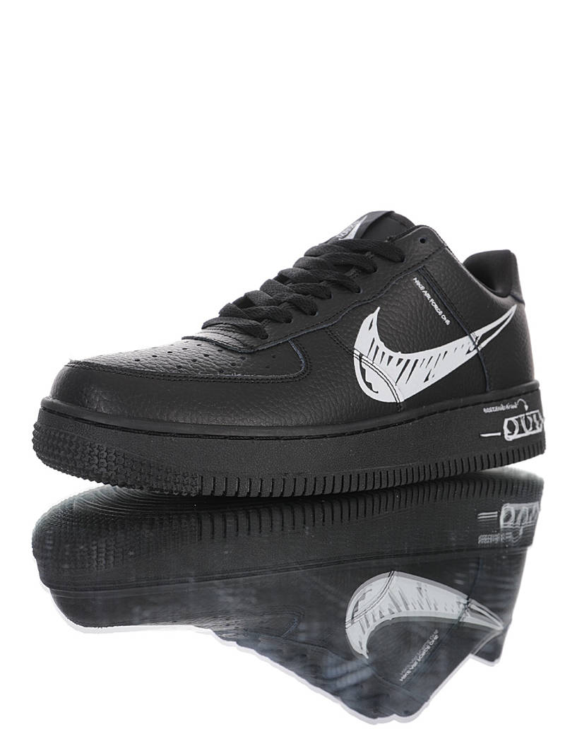 nike air force 1 - Negro Gris