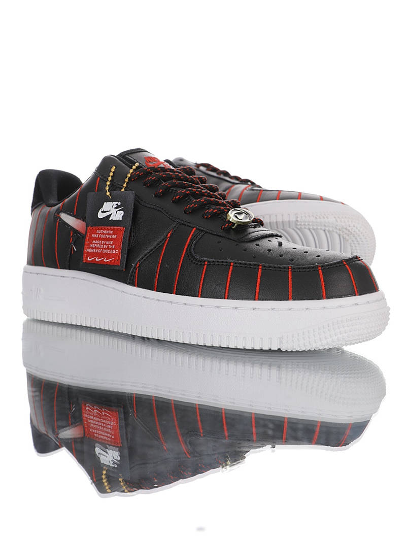 nike air force 1 - Rojo Blanco Negro