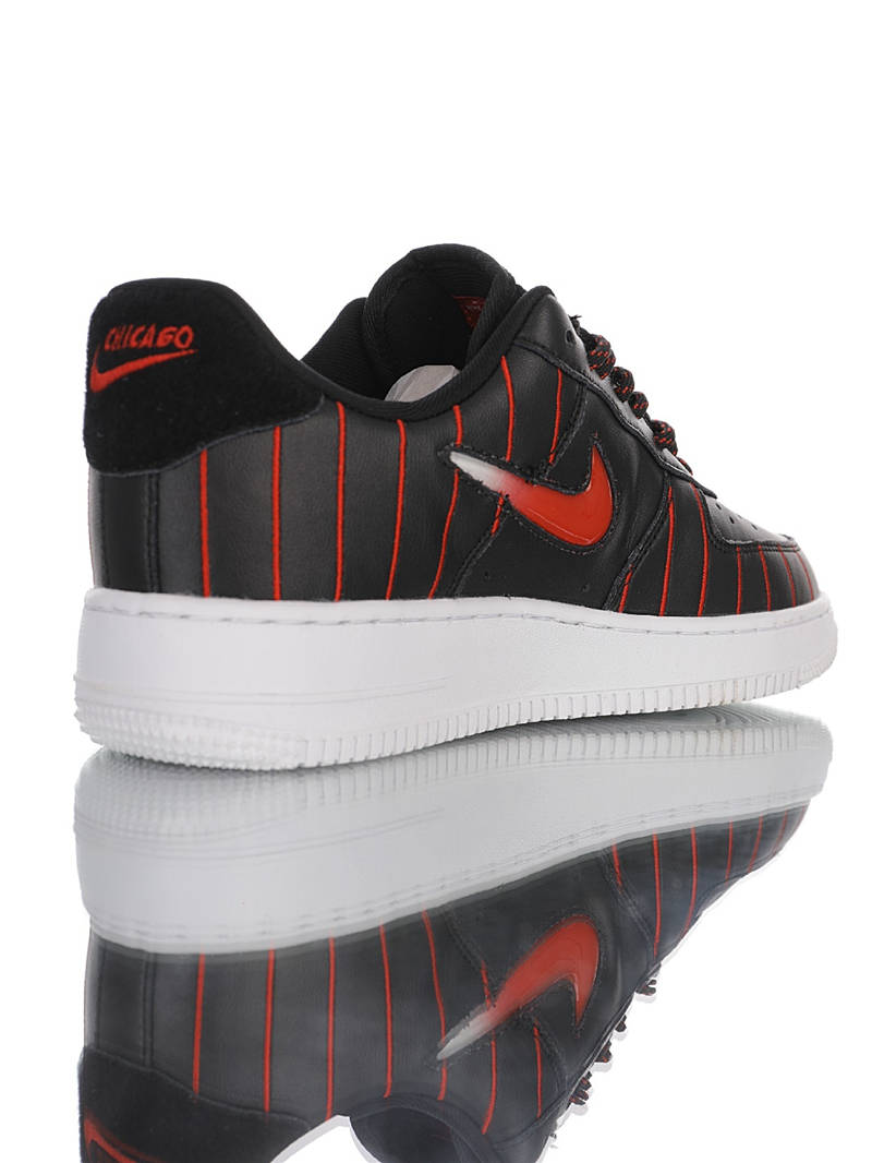 nike air force 1 - Rojo Blanco Negro
