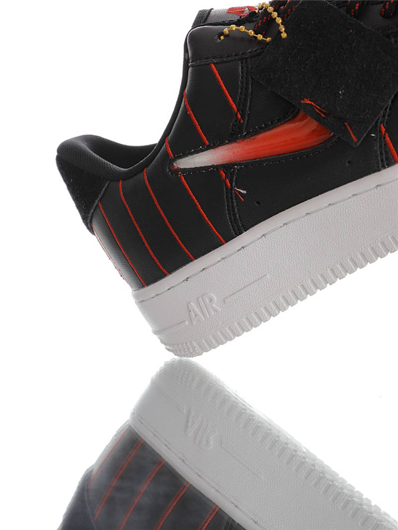 nike air force 1 - Rojo Blanco Negro