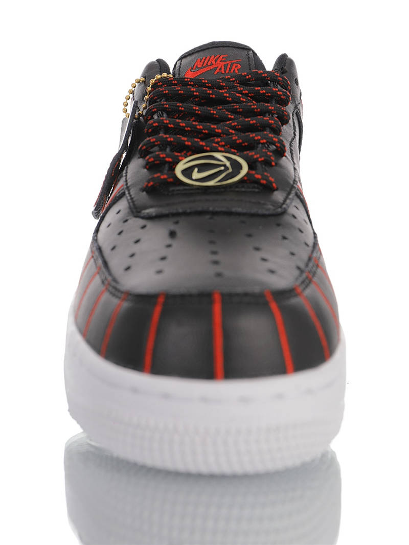 nike air force 1 - Rojo Blanco Negro