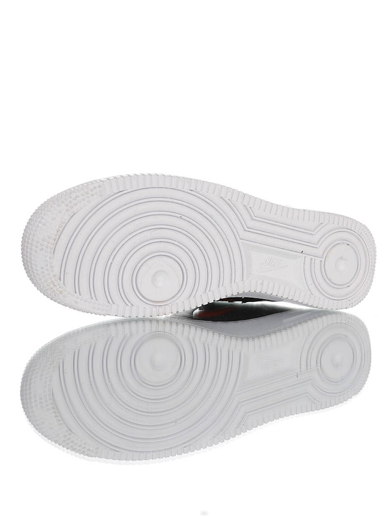 nike air force 1 - Rojo Blanco Negro