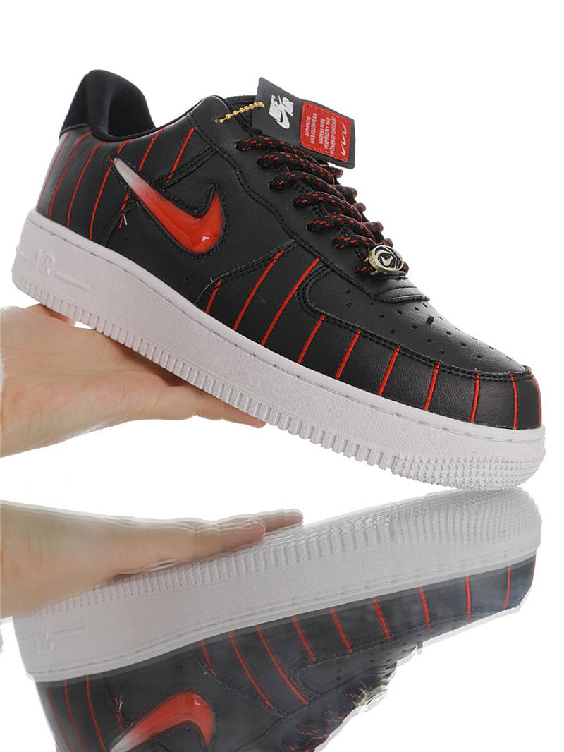 nike air force 1 - Rojo Blanco Negro