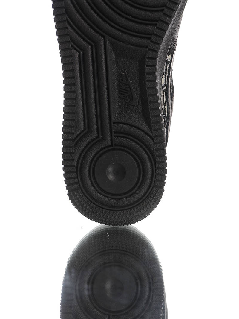 nike air force 1 - Negro Gris