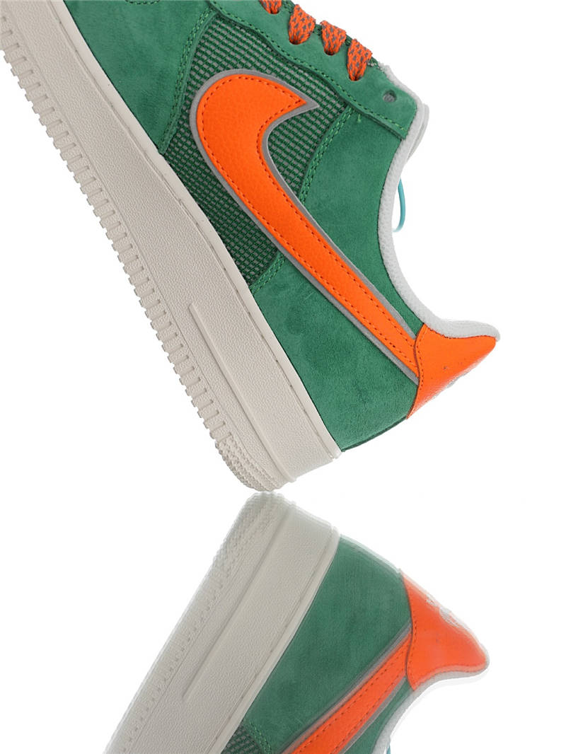 nike air force 1 - Verde Naranjo Fluor