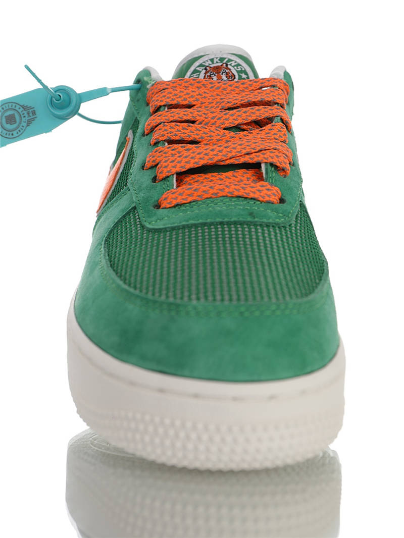 nike air force 1 - Verde Naranjo Fluor