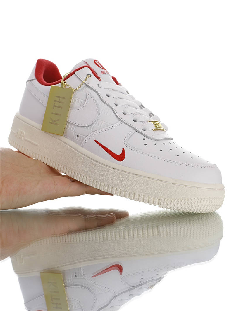nike air force 1 - Blanco Rojo