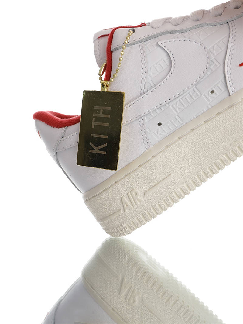 nike air force 1 - Blanco Rojo
