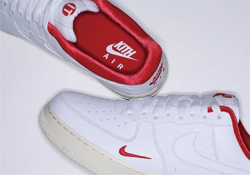 nike air force 1 - Blanco Rojo
