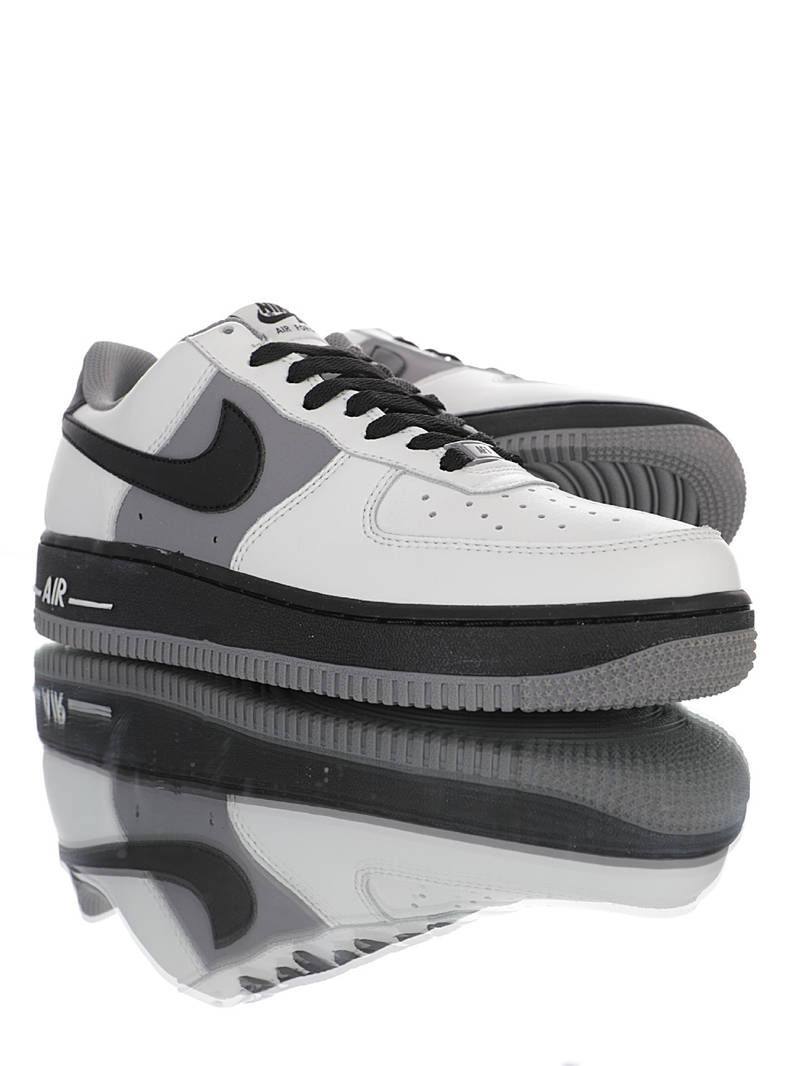nike air force 1 - Blanco Negro Gris