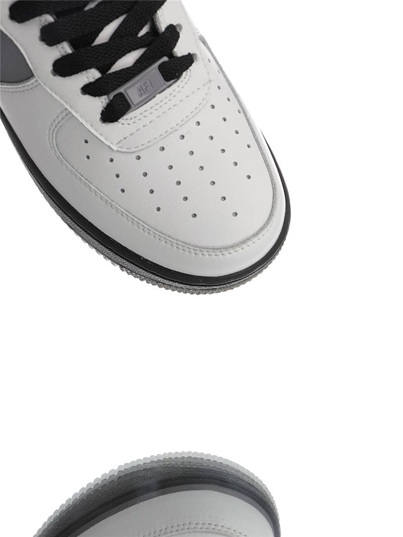 nike air force 1 - Blanco Negro Gris