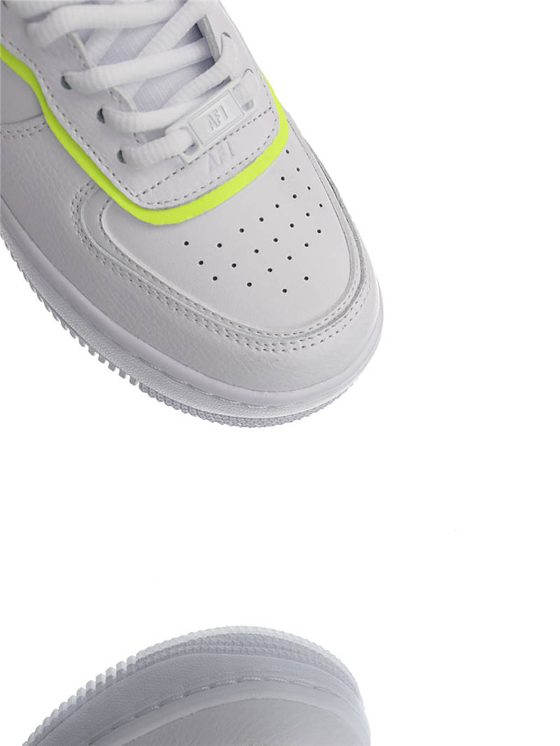 nike air force 1 - Blanco Verde Fluor