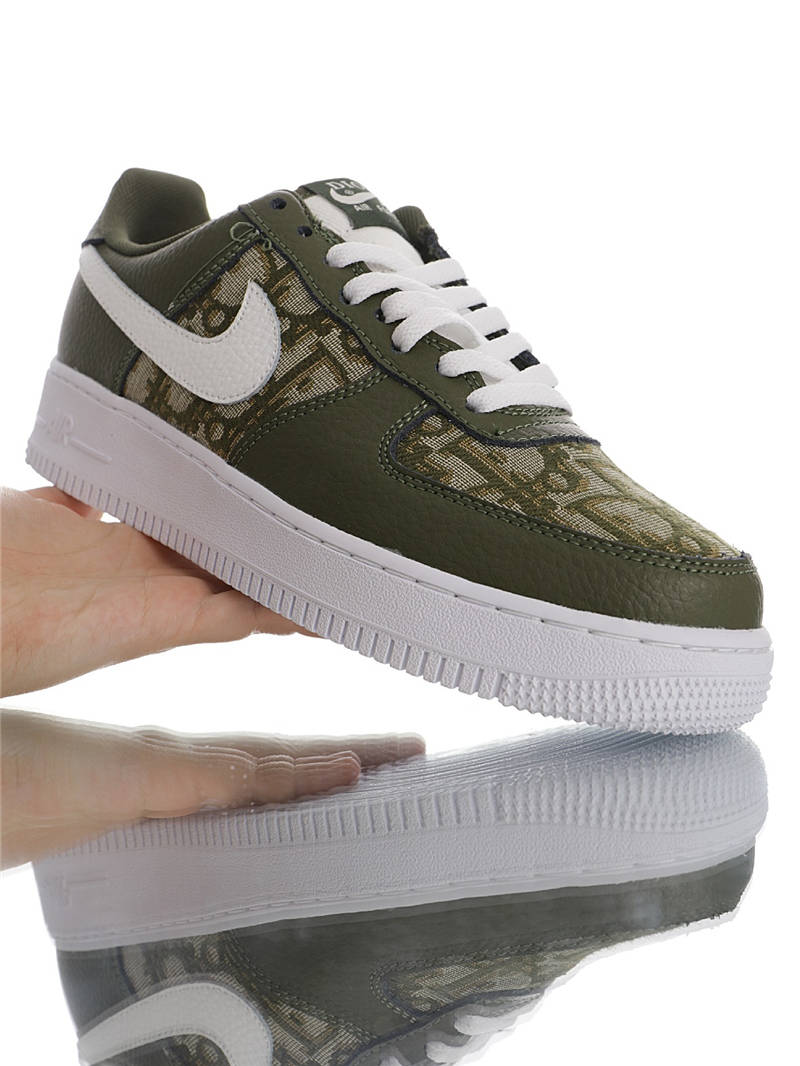 nike air force 1 - Verde Blanco