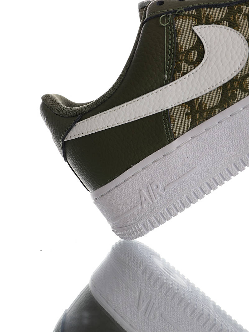 nike air force 1 - Verde Blanco