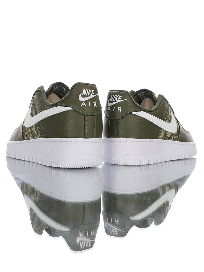 nike air force 1 - Verde Blanco