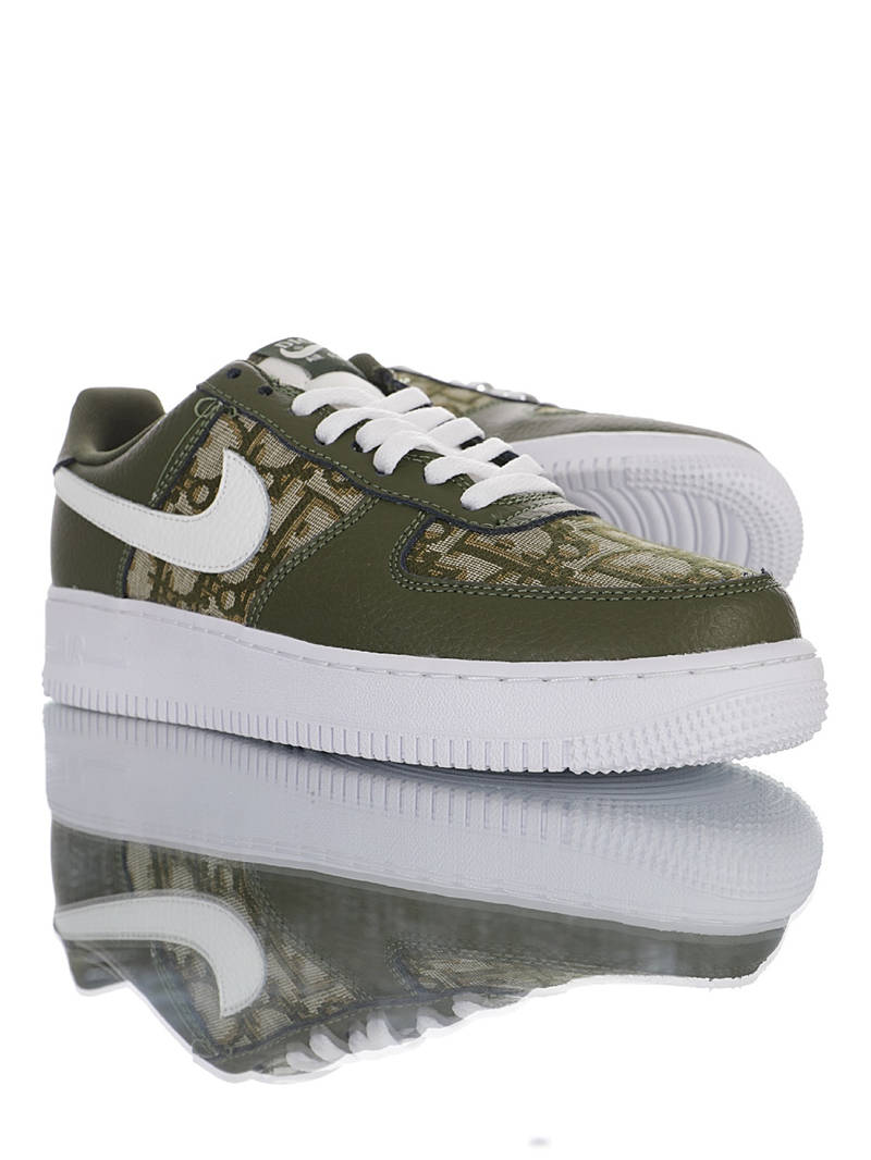 nike air force 1 - Verde Blanco