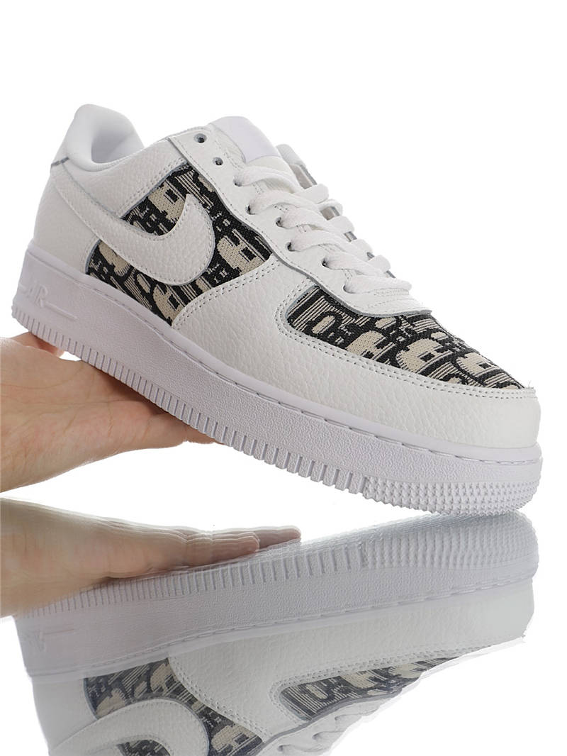 nike air force 1 - Blanco Negro Gris