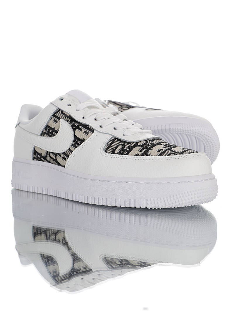 nike air force 1 - Blanco Negro Gris