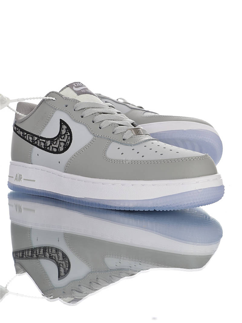 nike air force 1 - Blanco Negro Gris