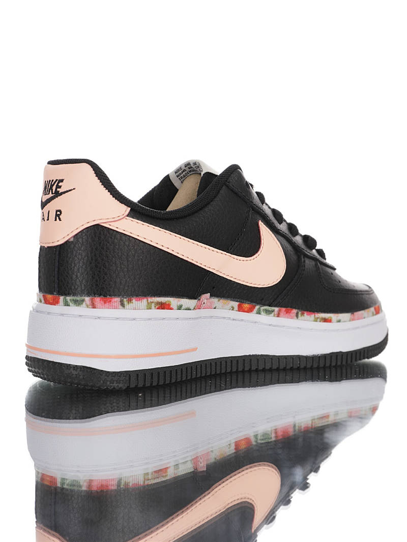 nike air force 1 - Negro Durazno Arcoiris
