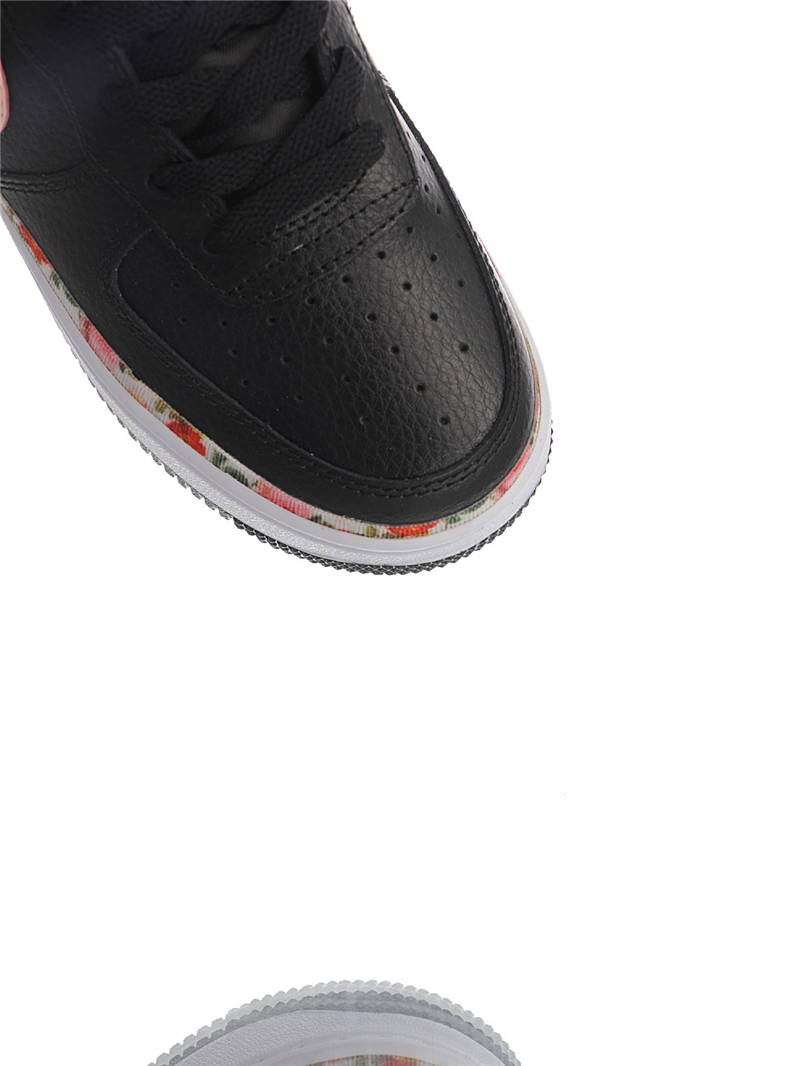 nike air force 1 - Negro Durazno Arcoiris