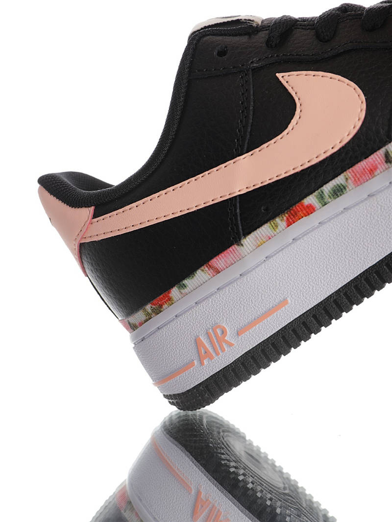 nike air force 1 - Negro Durazno Arcoiris