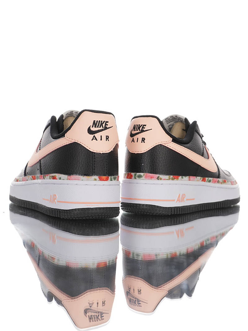 nike air force 1 - Negro Durazno Arcoiris