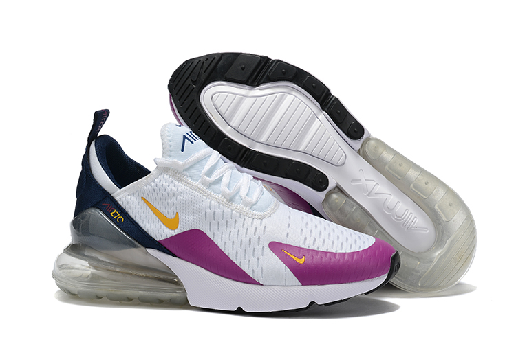 nike air max 270 - Blanco Morado Negro