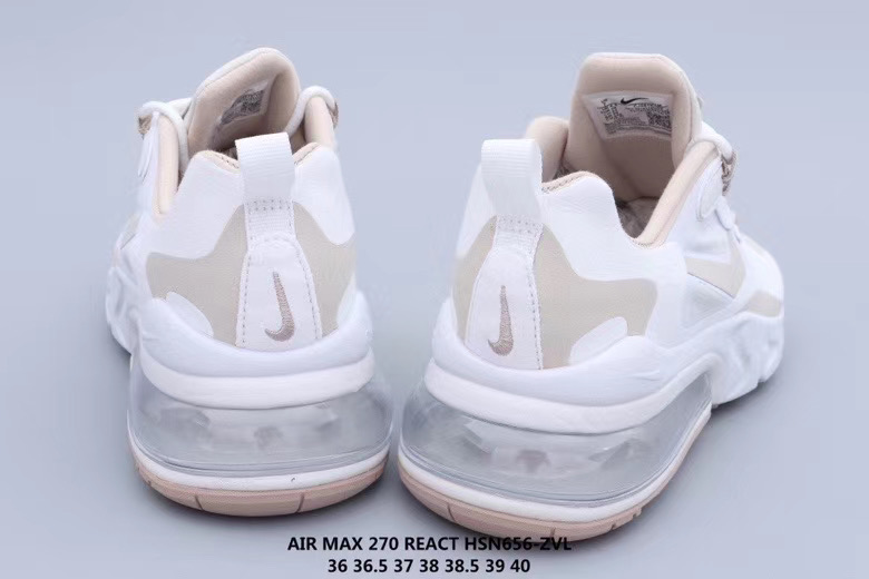 nike air max 270 - Rosado Blanco Transparente