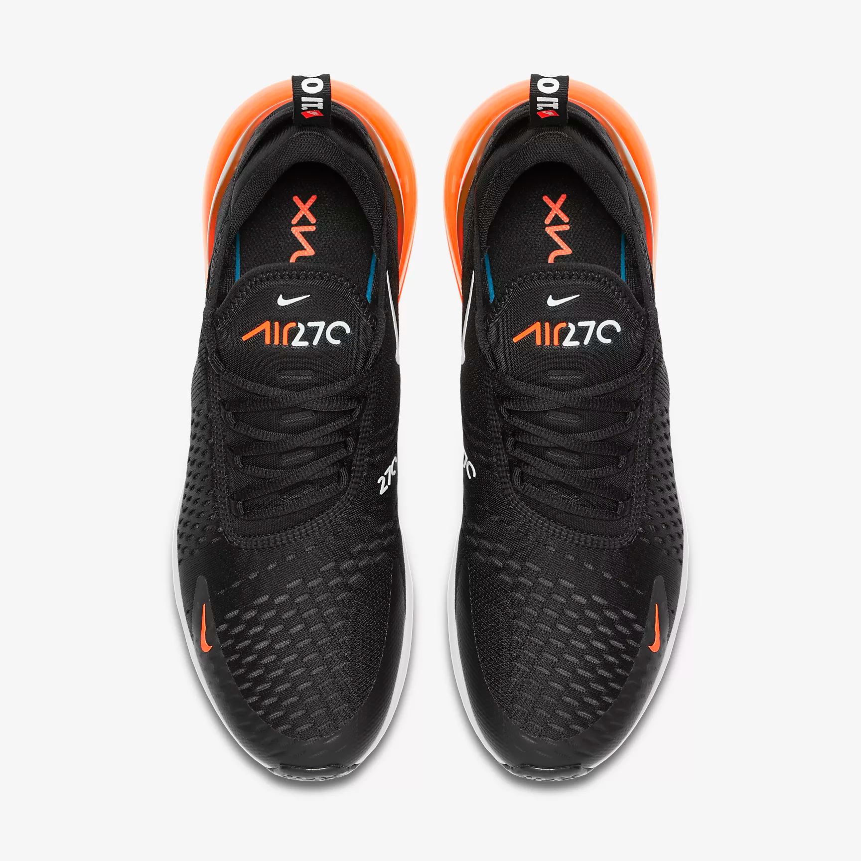 nike air max 270 - Negro Blanco Cafe Naranjo