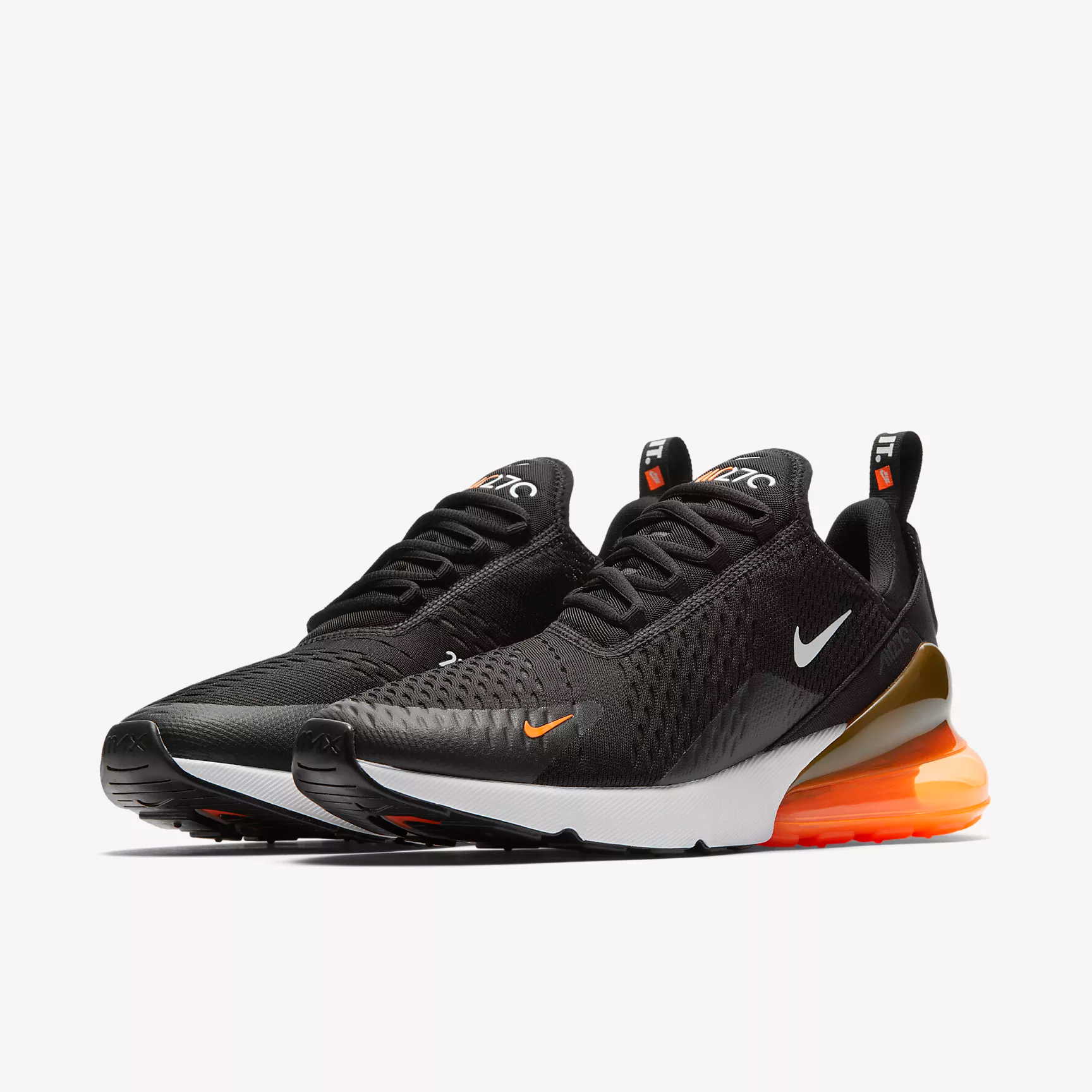 nike air max 270 - Negro Blanco Cafe Naranjo