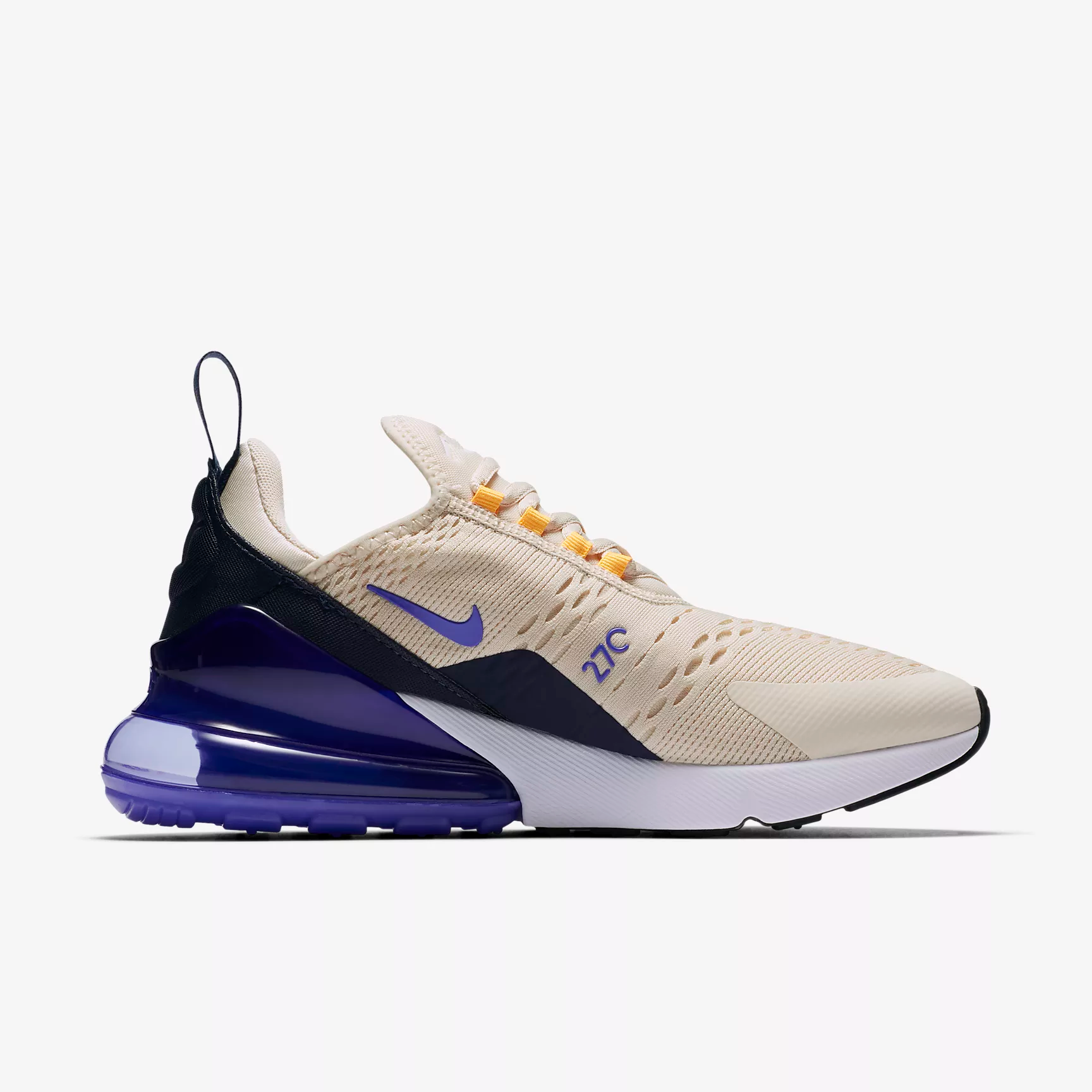 nike air max 270 - Blanco Morado Negro