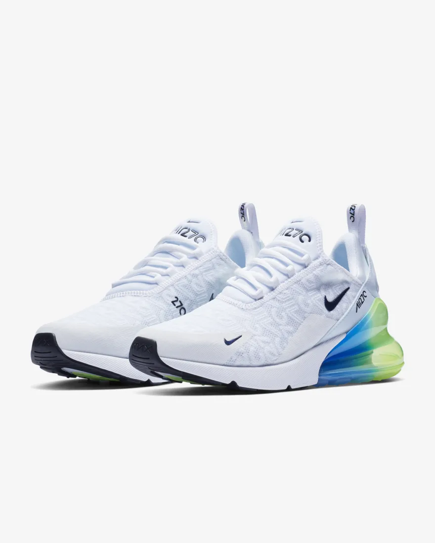 nike air max 270 - Blanco Fluor Azul