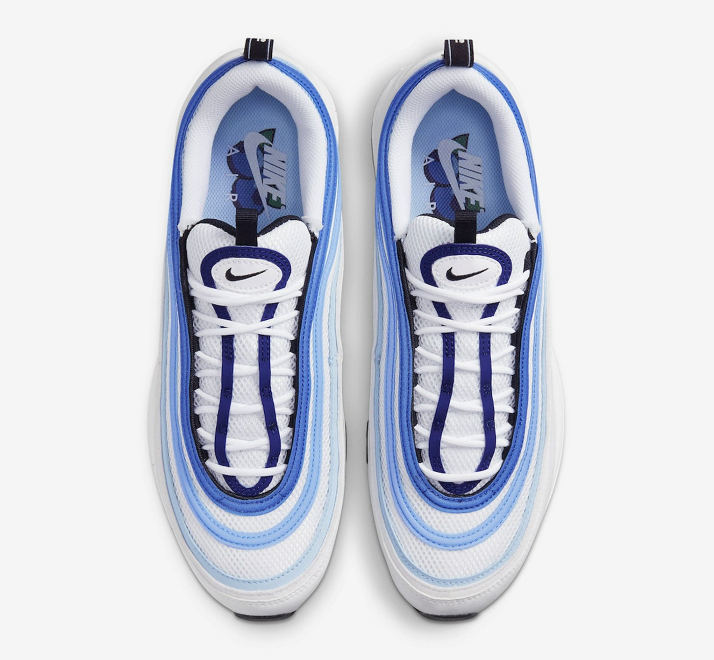 nike air max 97 - Blanco Celeste Azul Fluor