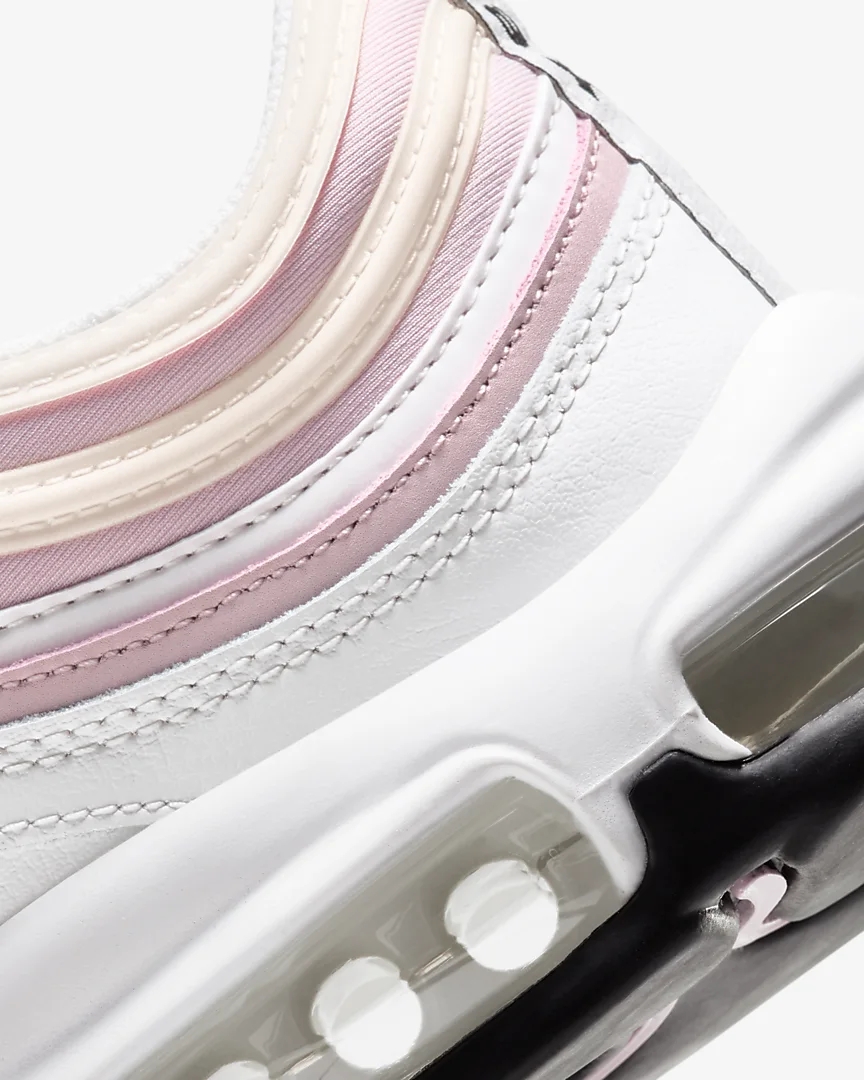 nike air max 97 - Blanco Rosado Fluor
