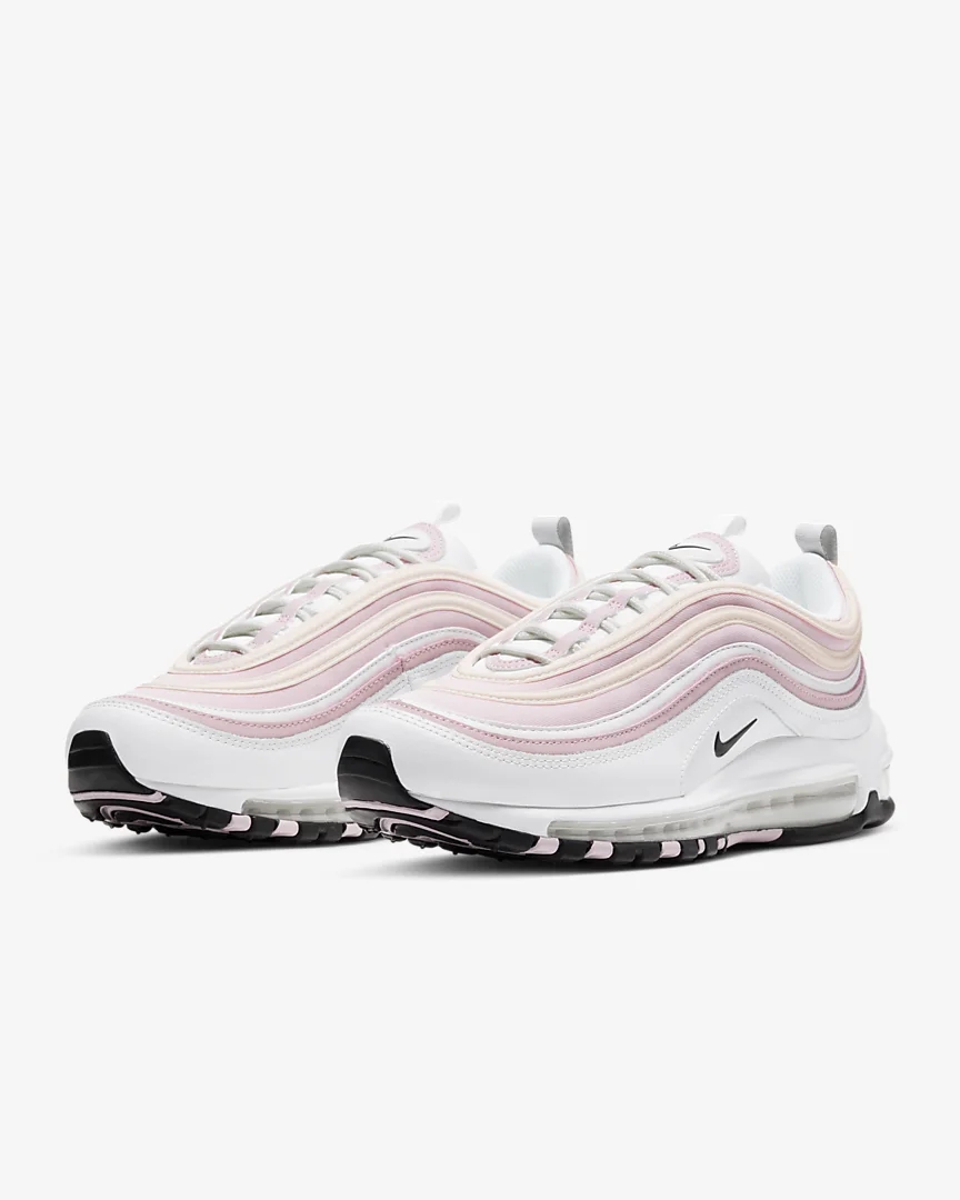 nike air max 97 - Blanco Rosado Fluor
