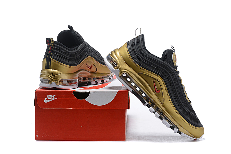 nike air max 97 - Negro Dorado